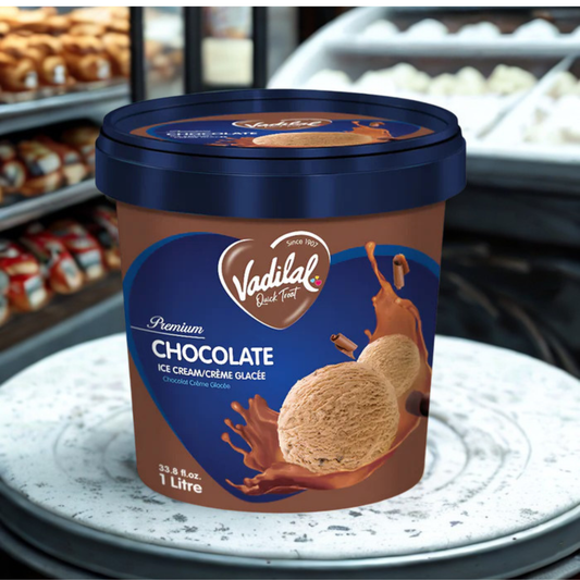 Vadilal Chocolate Ice Cream Tub 1 Liter