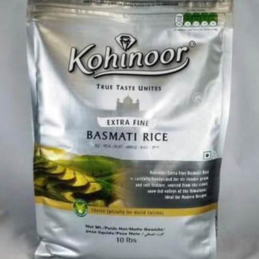 Kohinoor Silver Basmati Rice 10 Lb.