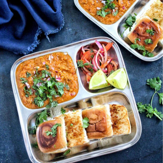 Plate for Pav Bhaji No.2 (Monalisa Square)