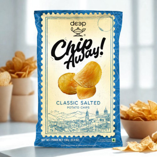 Deep Snacks Chips Classic Salt 130 Gm.
