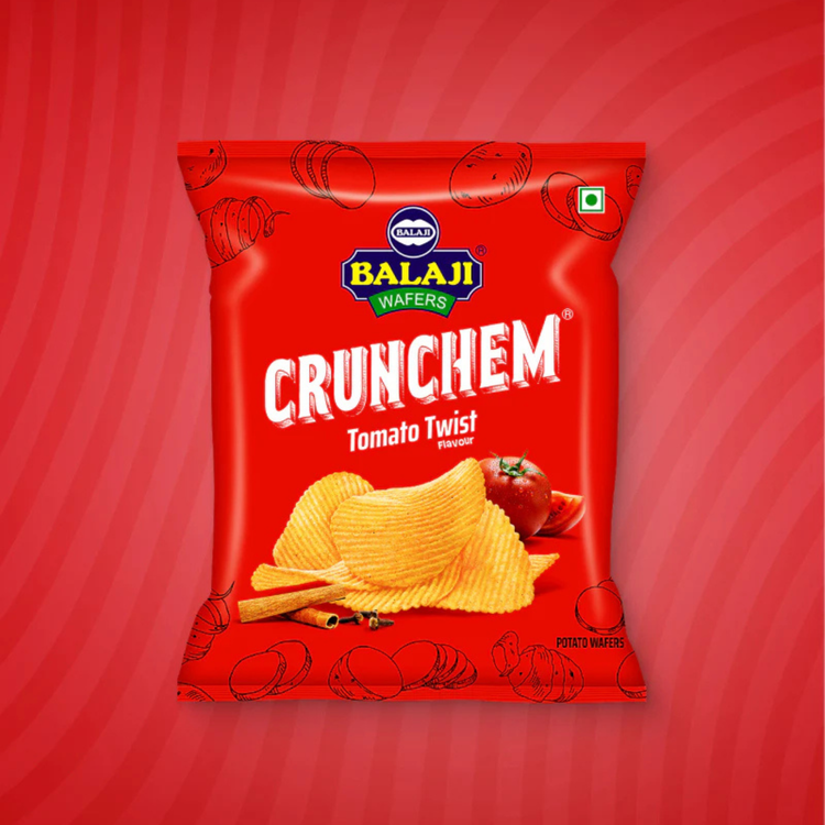 Balaji Tomato Masti Wafer 135 Gm.