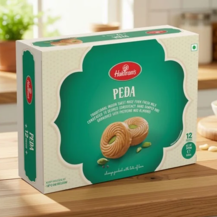 Haldiram Frozen Peda 340 Gm. - 12 Pcs