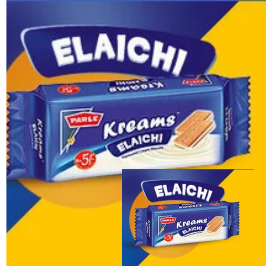 Parle  Kreams Elaichi Biscuits 66.72 Gm.