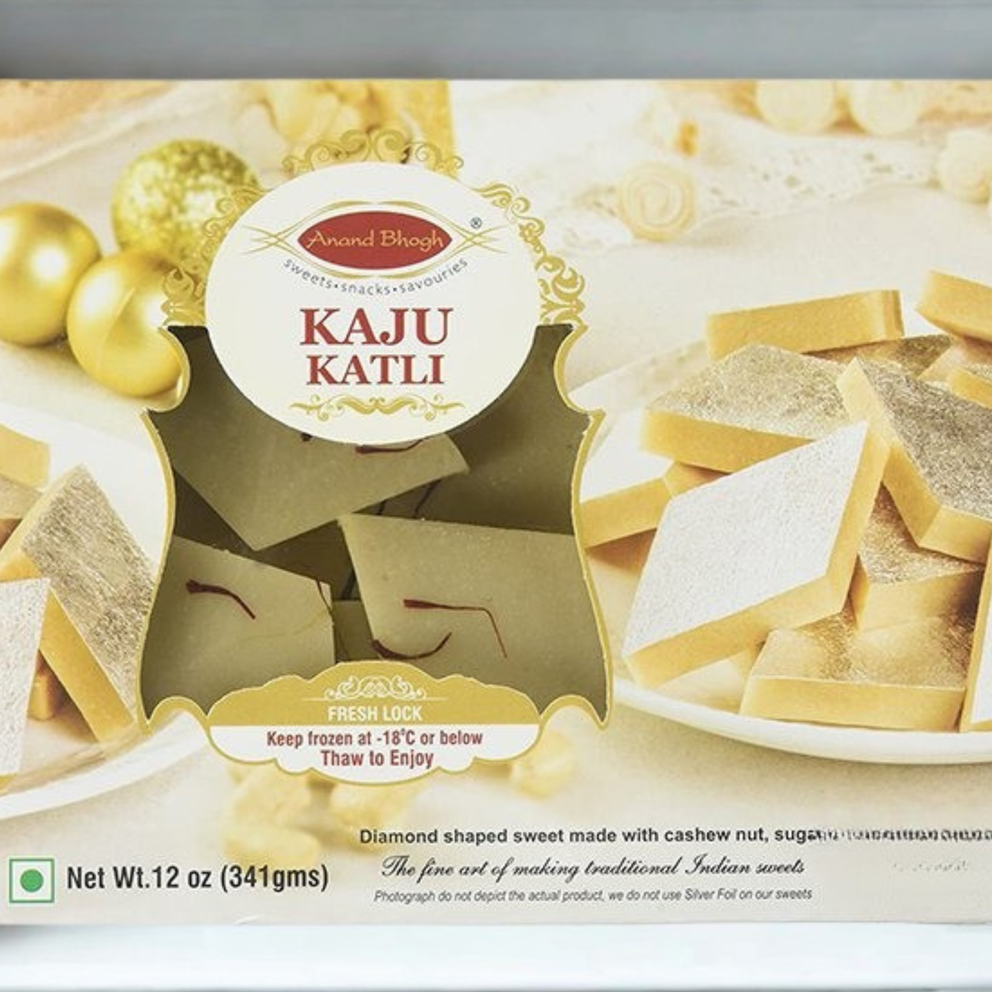Anandbhog Kaju Katli 12 Oz.