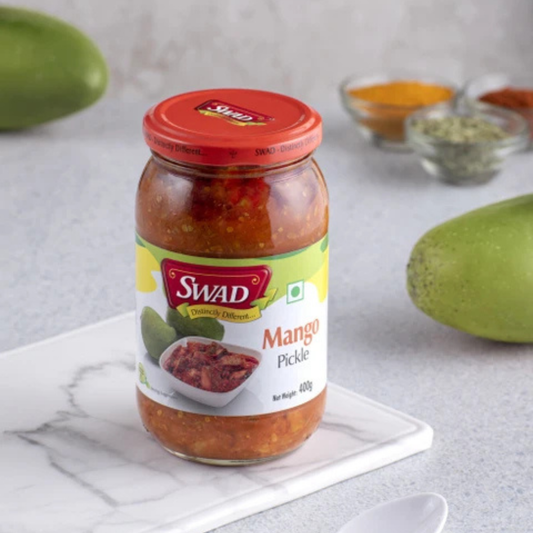 Swad Hot Mango Pickle 17.6 Oz.