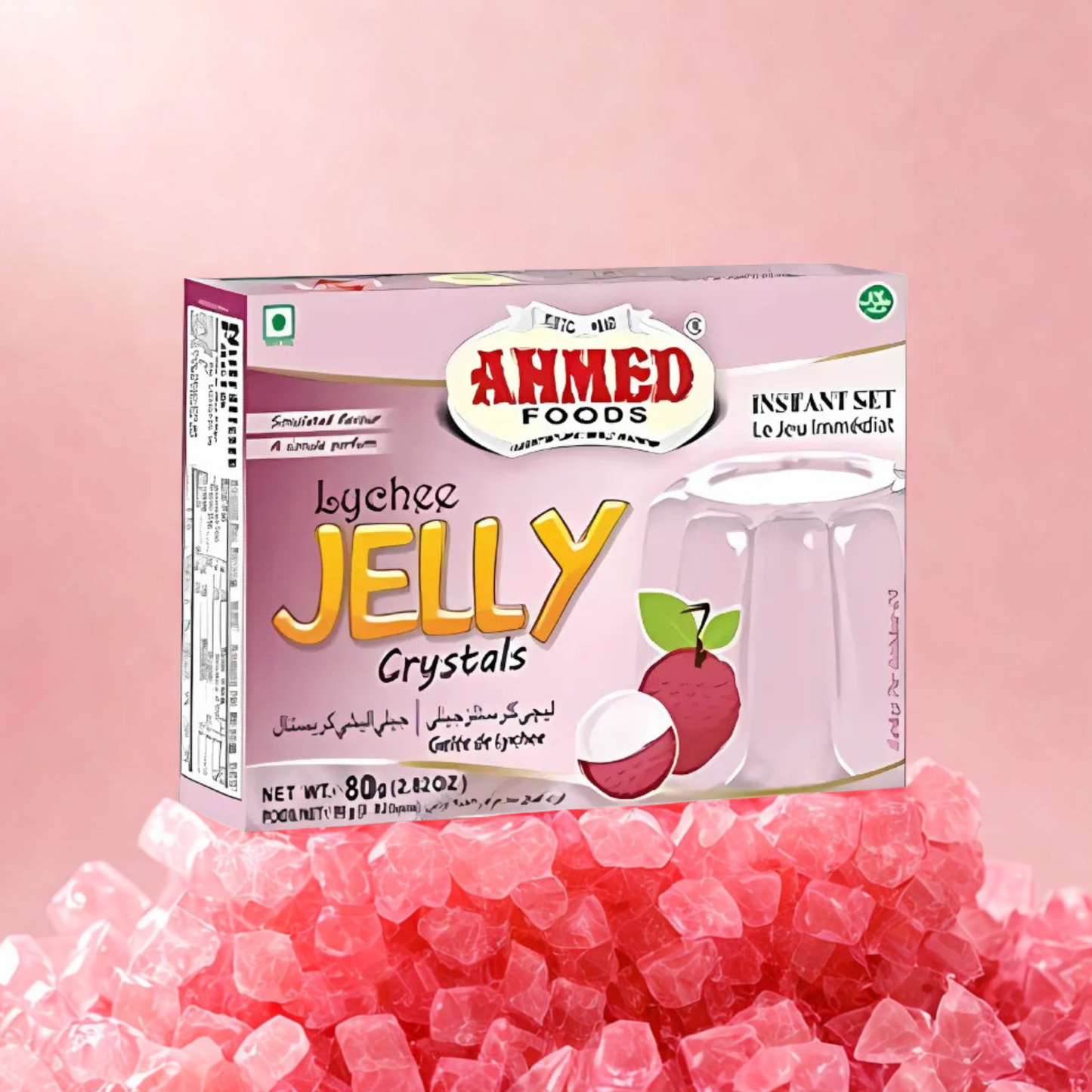Ahmed Lychee Jelly Crystals 80 Gm.