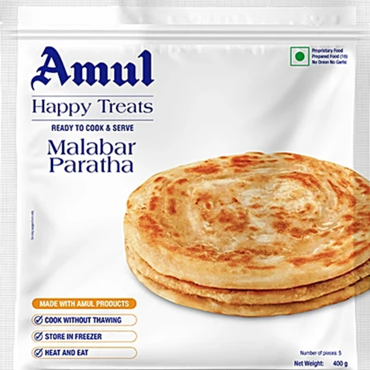 Amul Malabar Paratha 500 gm.