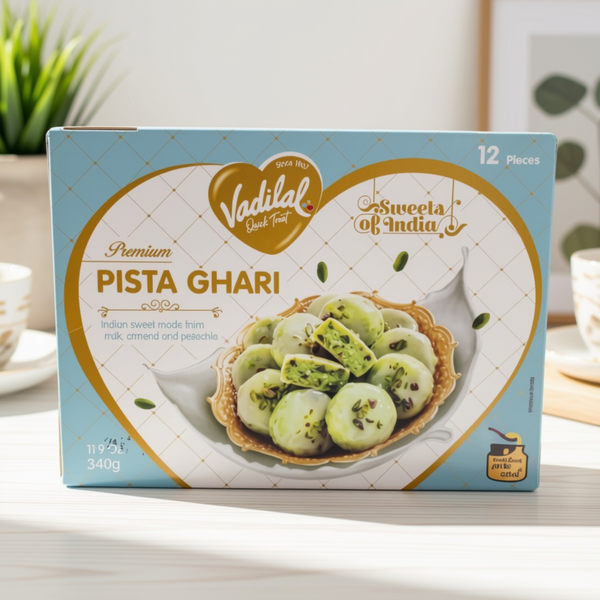 Vadilal Pista Ghari  340 gm.
