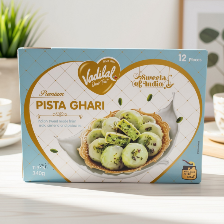 Vadilal Pista Ghari  340 gm.