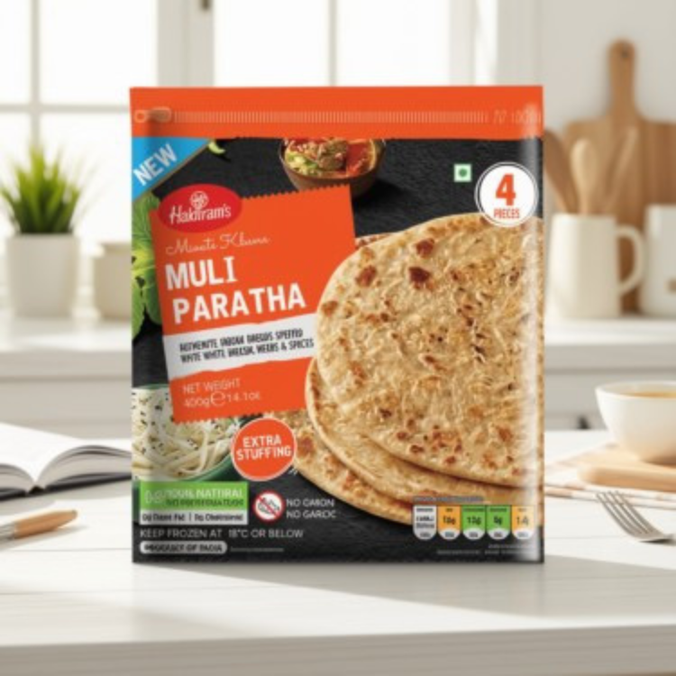Haldiram Muli Paratha - 4 Pc.