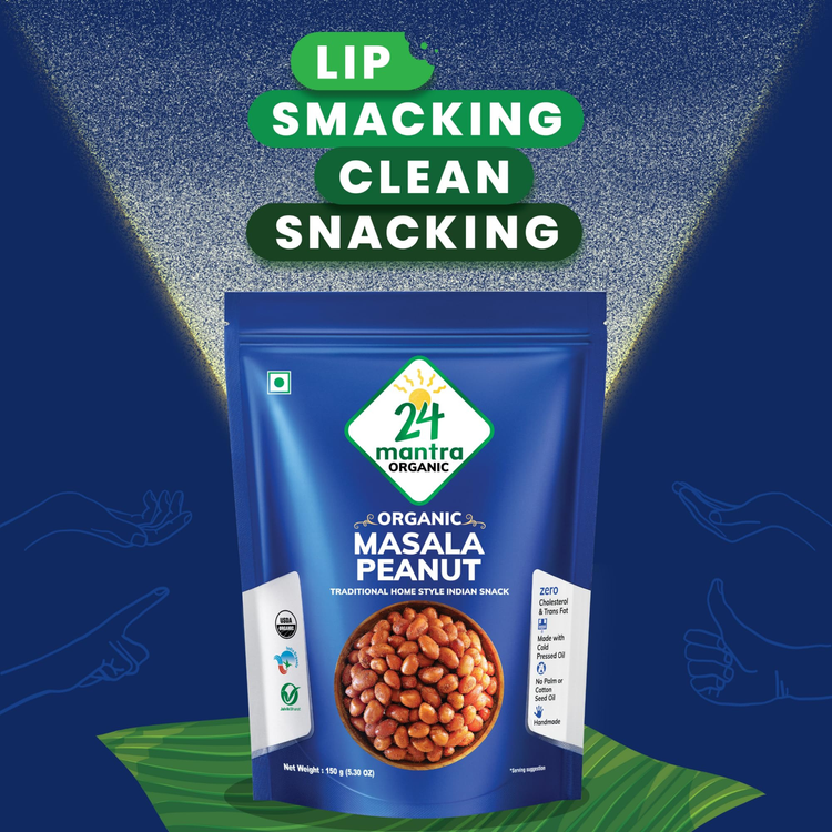 24 Mantra Organic Masala Peanut 150 Gm.