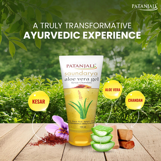 Patanjali Aloevera Kesar Gel 150 ml.