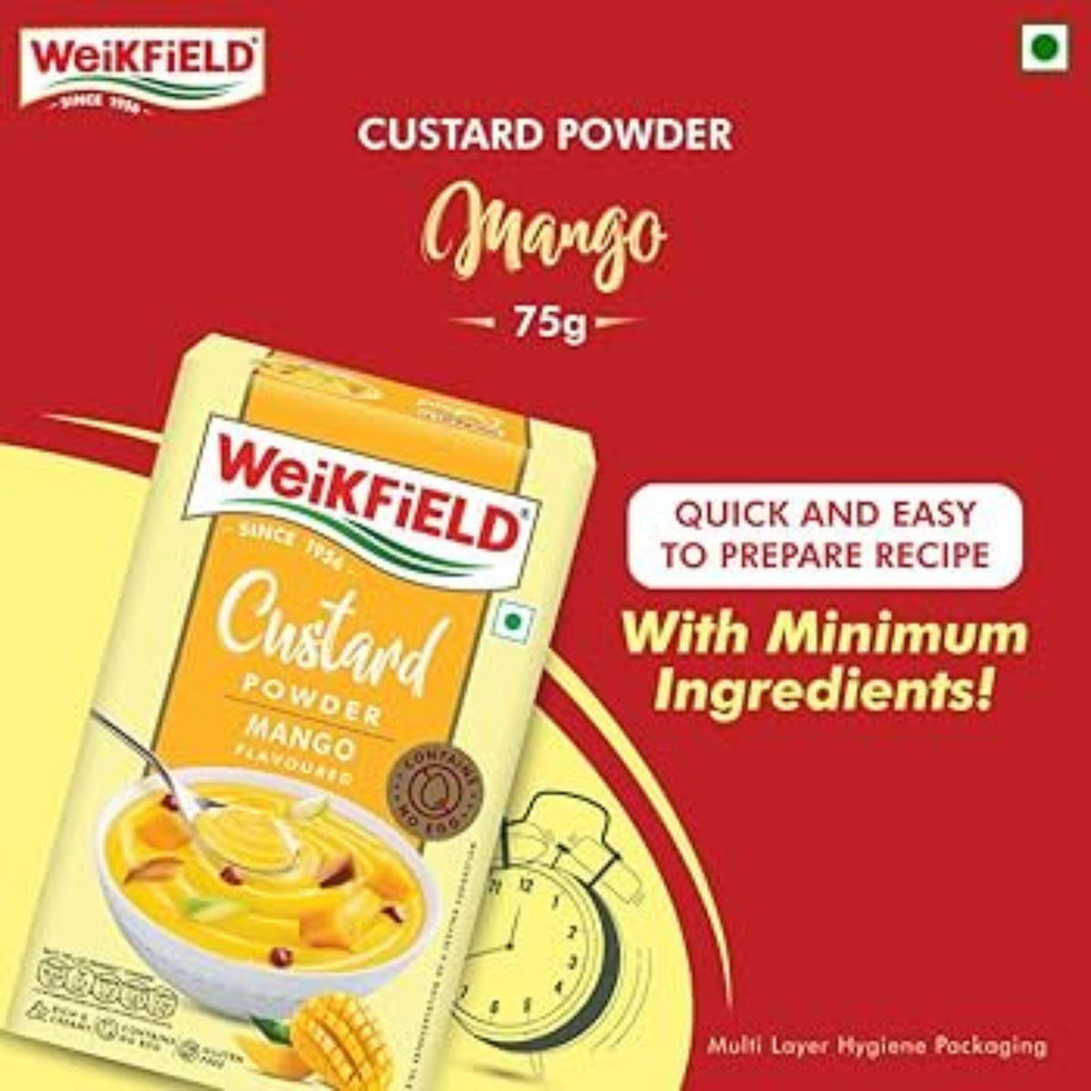 Weikfield Custard Powder (Mango) 300 gm.