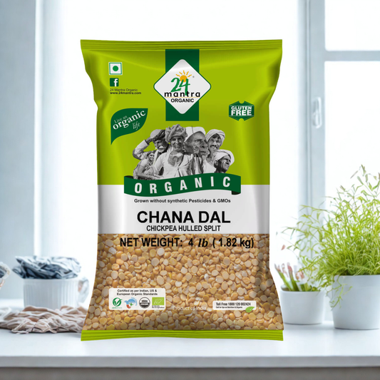 24 Mantra Organic Chana Dal 4 Lb.