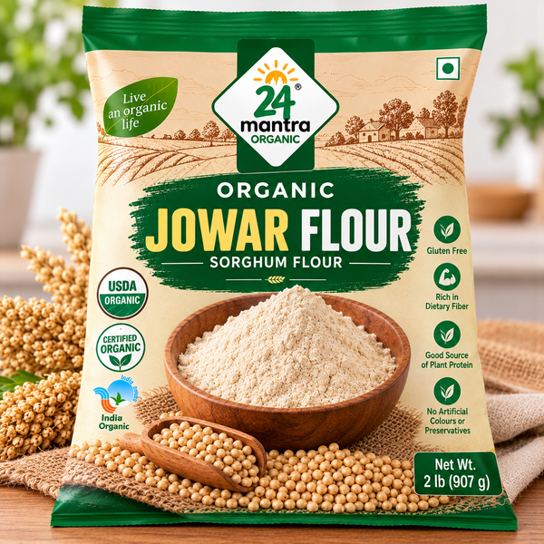 24 Mantra Organic Jowar Flour 2 Lb.
