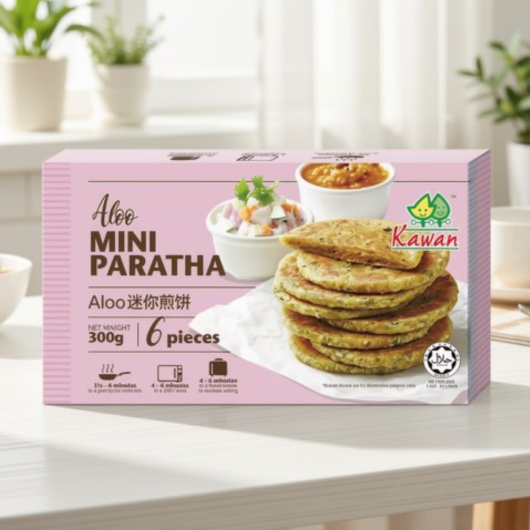 Kawan Mini Aloo Paratha 6 Pcs