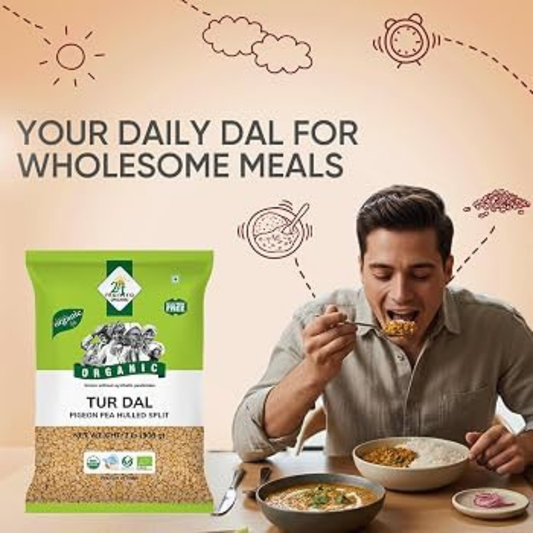 24 Mantra Organic Toor Dal 2 Lb.