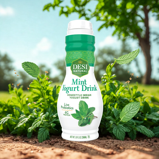 Desi Natural Mint Yogurt Drink 16 Oz.