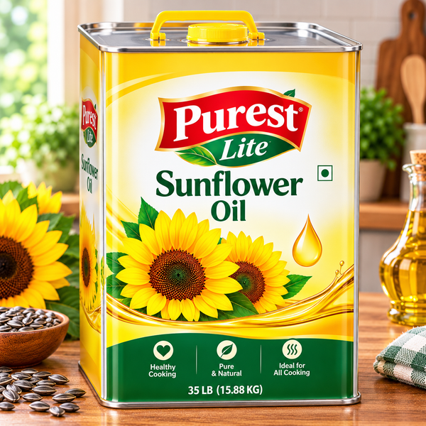 Purest Lite Sun Flower Oil 35 Lb.