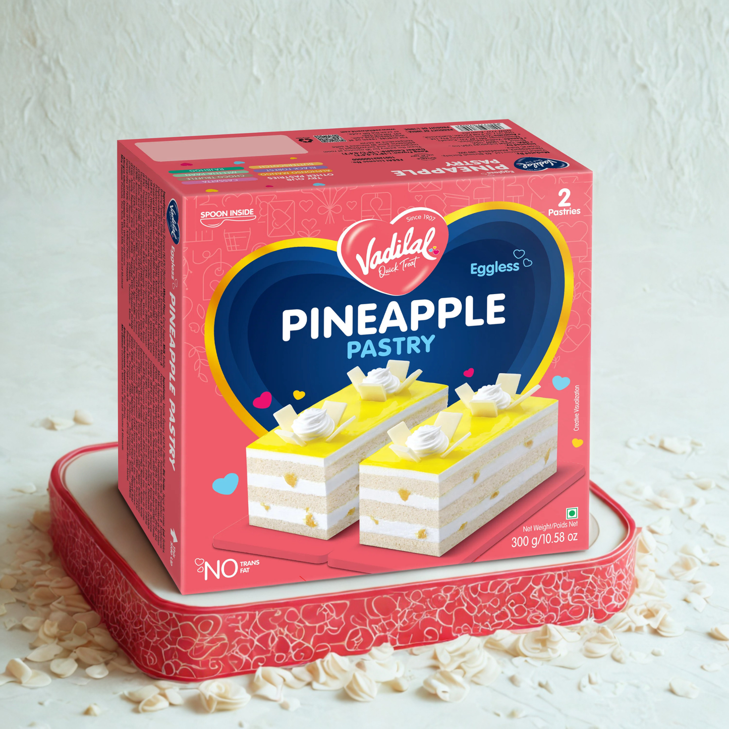 Vadilal Pineapple Cake 454 gm.