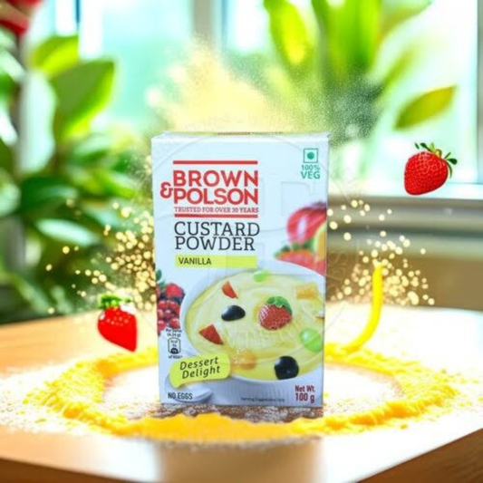 Brown & Pauls Custard Powder 100 Gm.