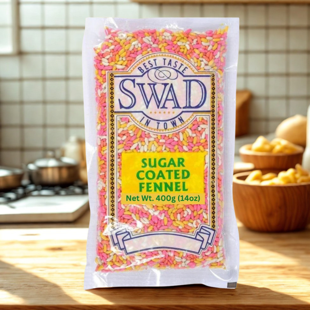 Swad Sugar Coated Fennel 3.5Oz