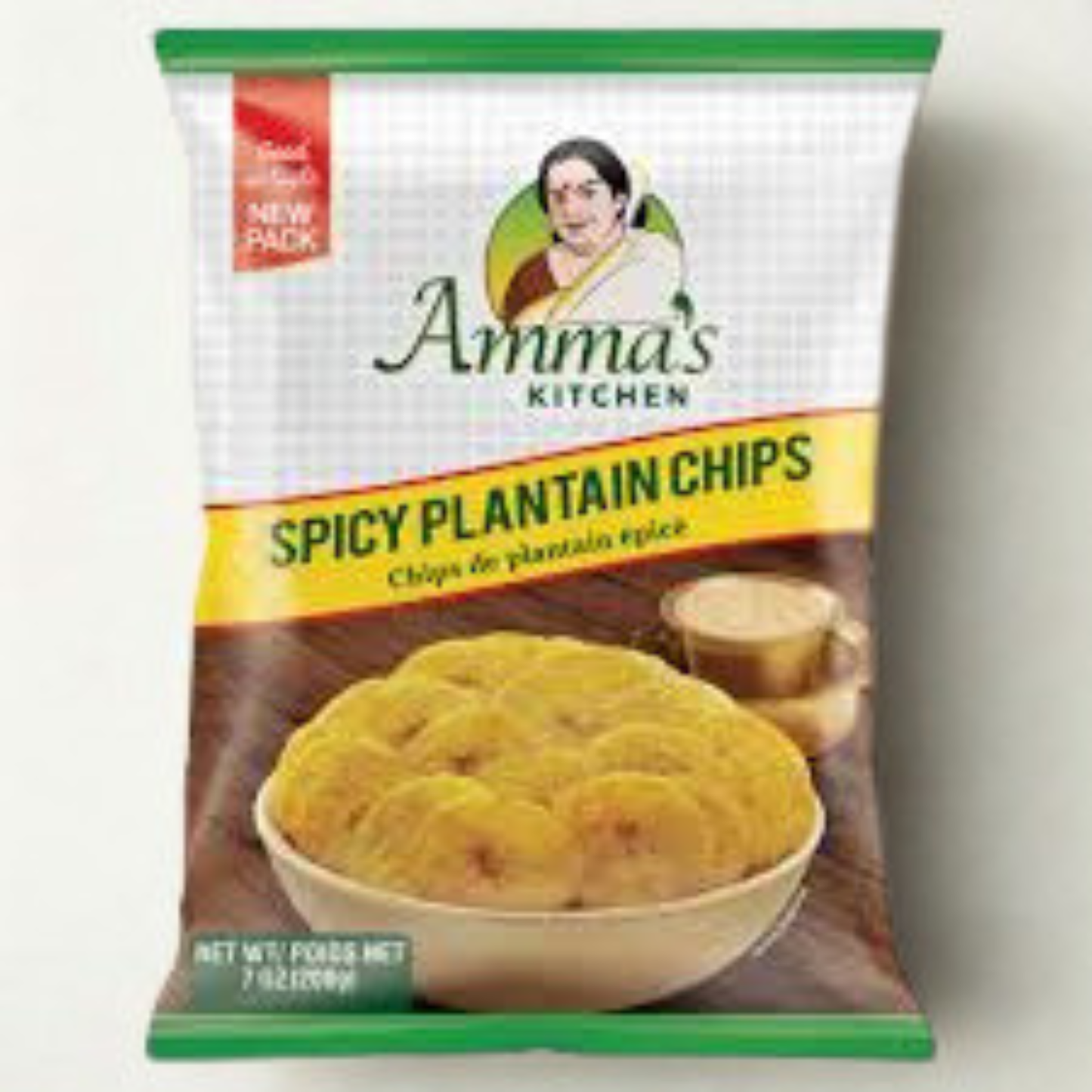 Amma's Kitchen Spicy Plantain Chips 200 Gm.