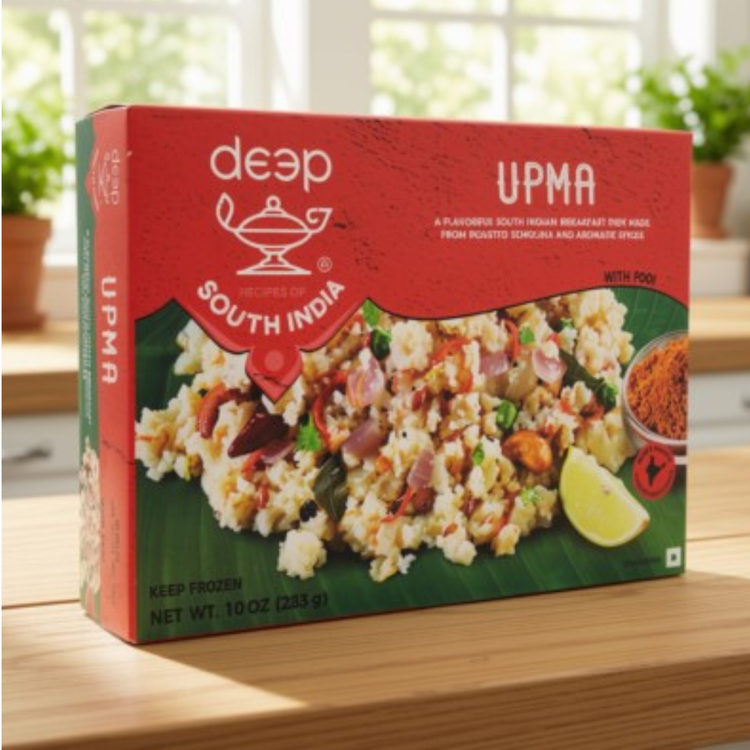 Deep Upma with Podi Powder (Frozen) 2.5 Oz.