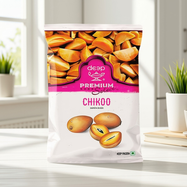 Deep IQF Chikoo Slices 12 Oz.