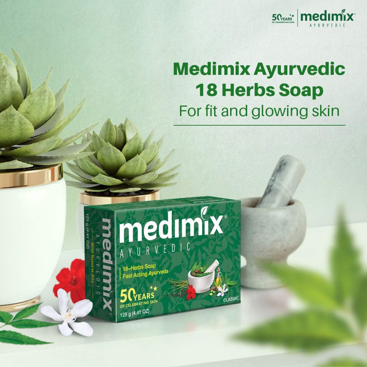 Medimix 18 Herbs Soap 125 Gm.