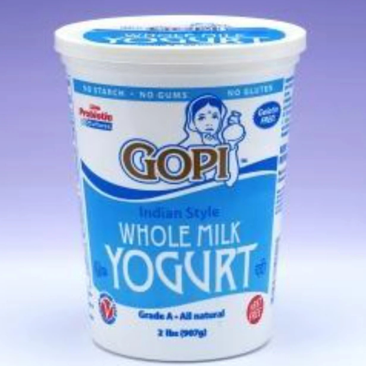 GOPI Whole Milk Yogurt 4 Lb.