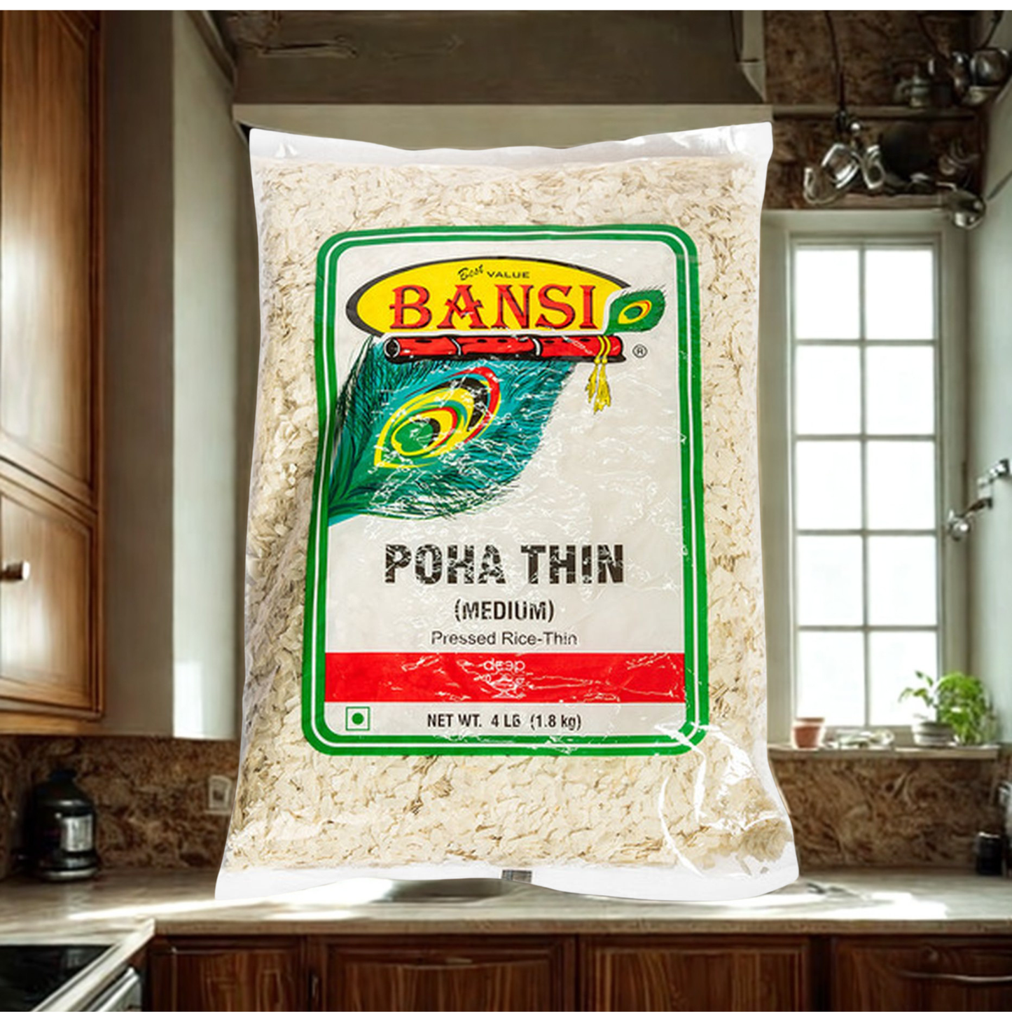 Bansi Poha Thin 4 Lb.