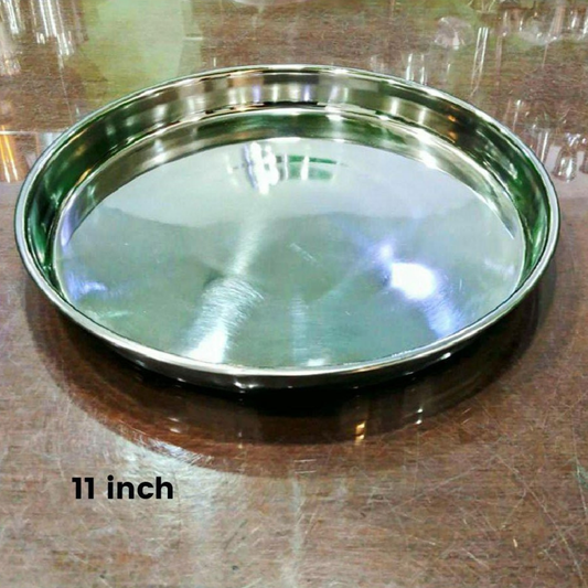 Dinner Plate (Stainless Steel) 11" Curve