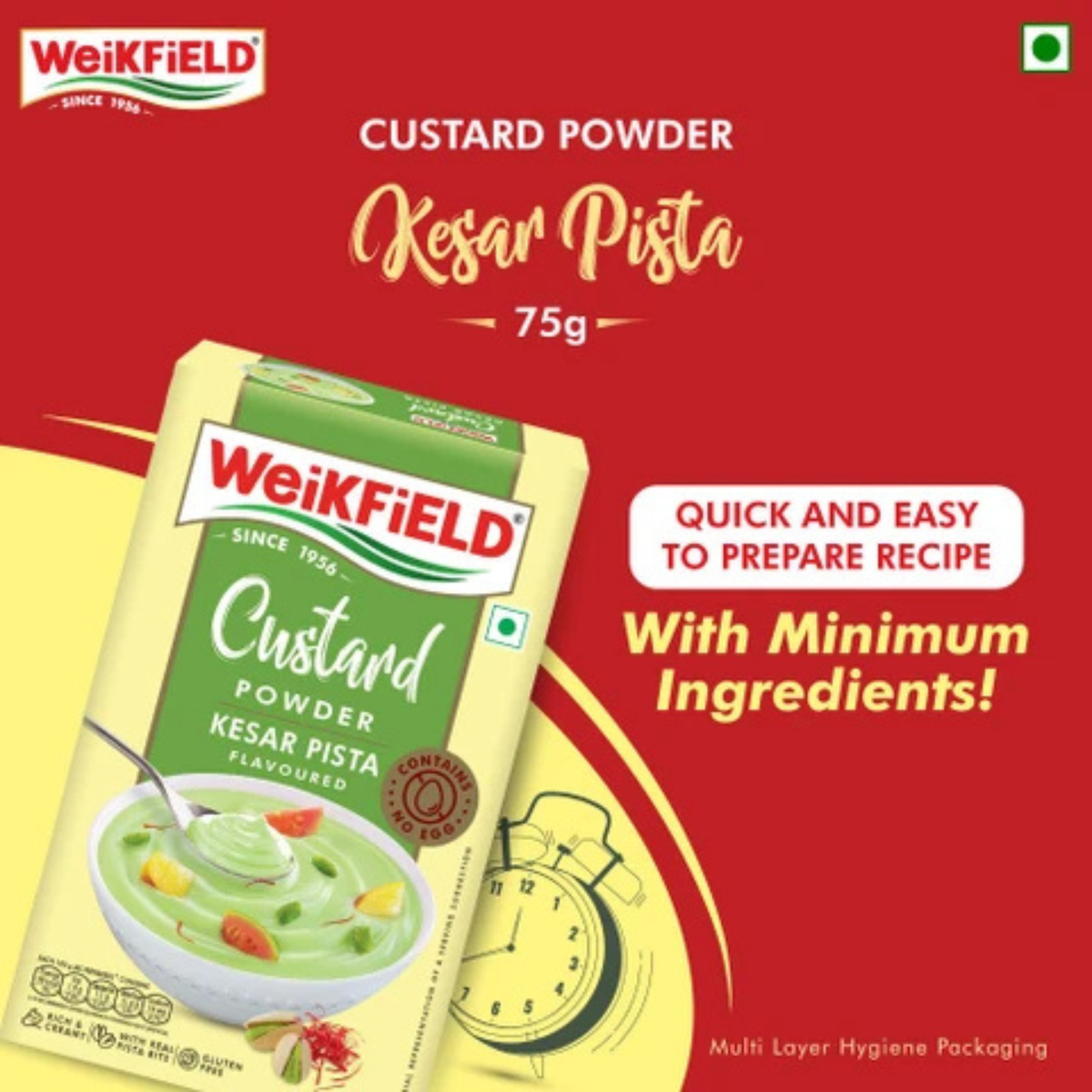Weikfield Falooda Mix - Kesar Pista 200 gm.