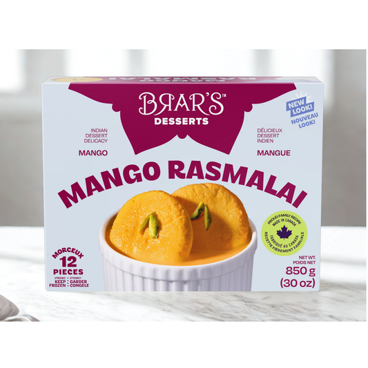 Brar's Mango Rasmalai 850 Gm.