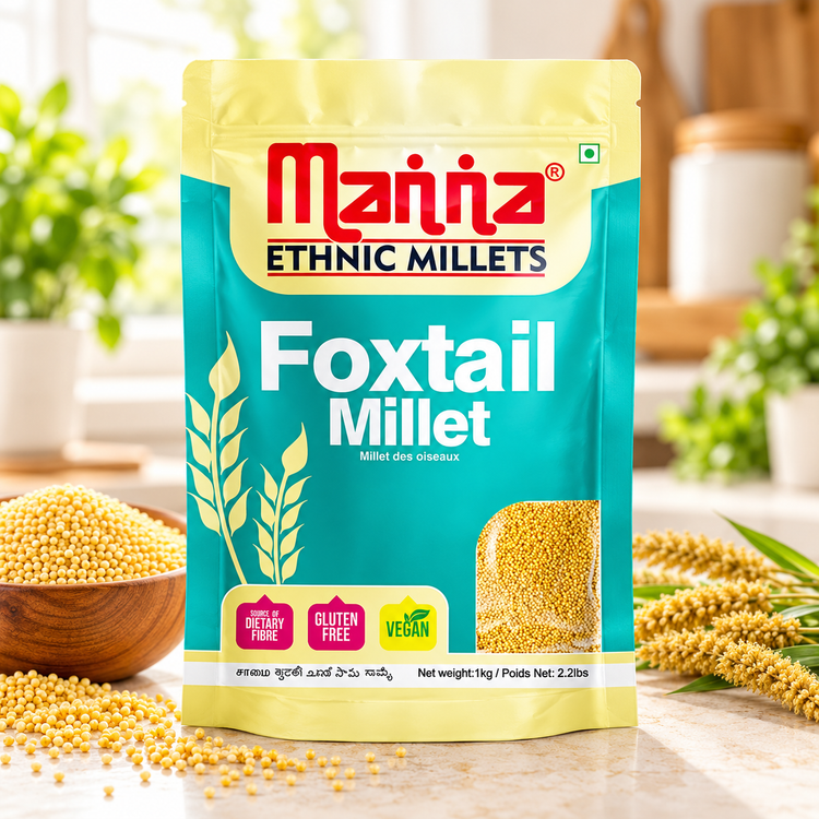 Manna Foxtail Millet 1.1 Lb.