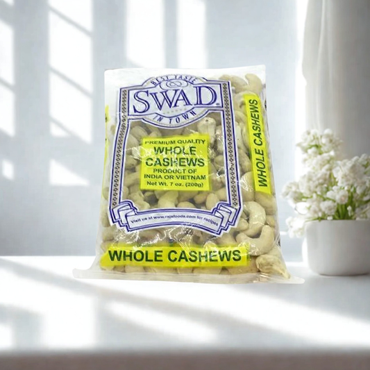 Swad Whole Cashews 7 Oz.