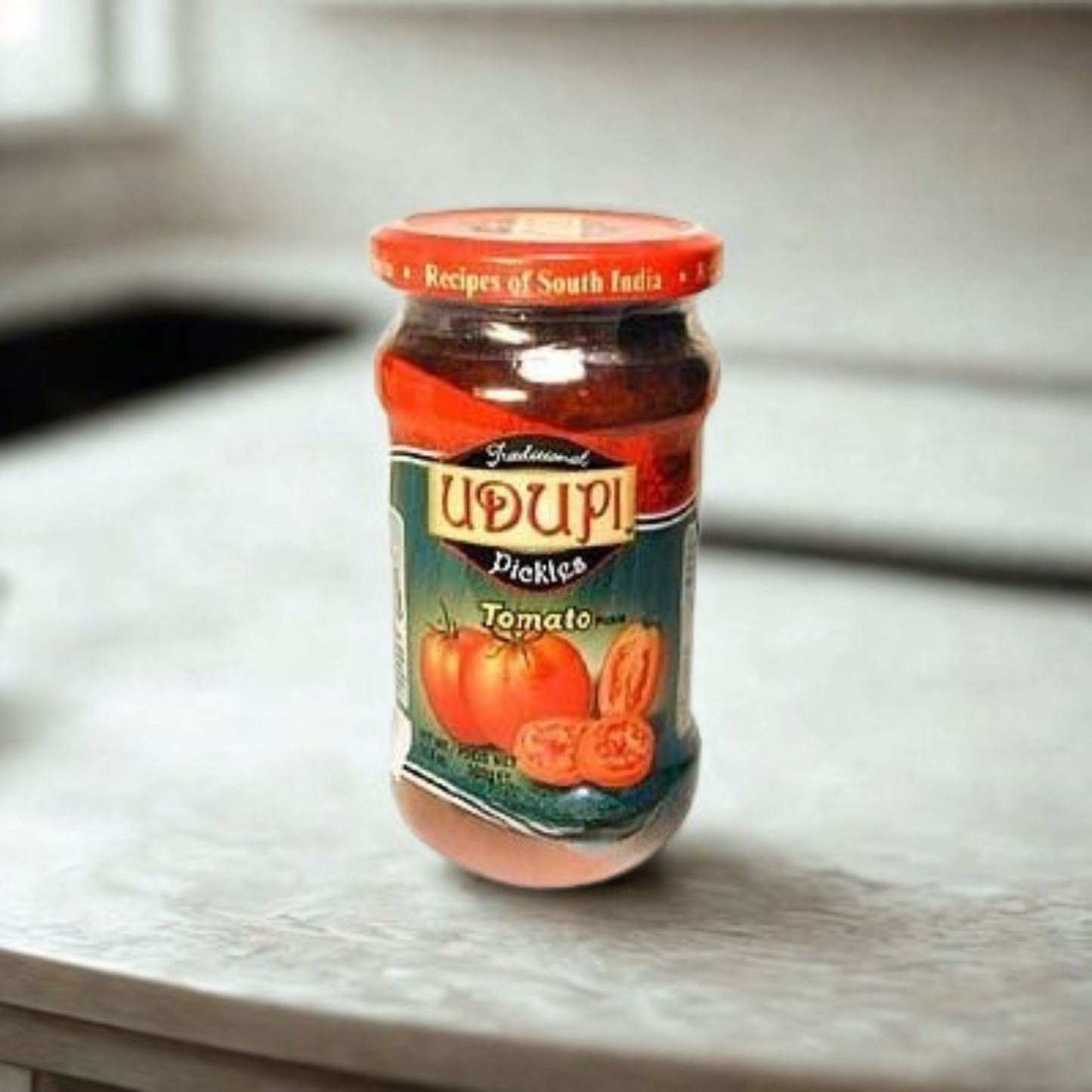 Udupi Tomato Pickle (Without Garlic) - 10 Oz.