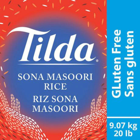 Tilda Sona Masuri Rice 20 Lb.