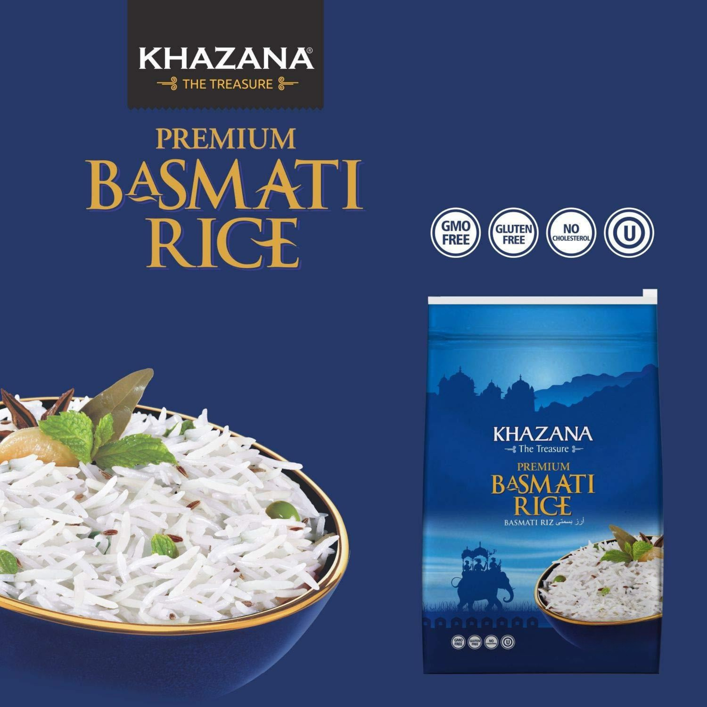 Khazana Basmati Rice 10 Lb.