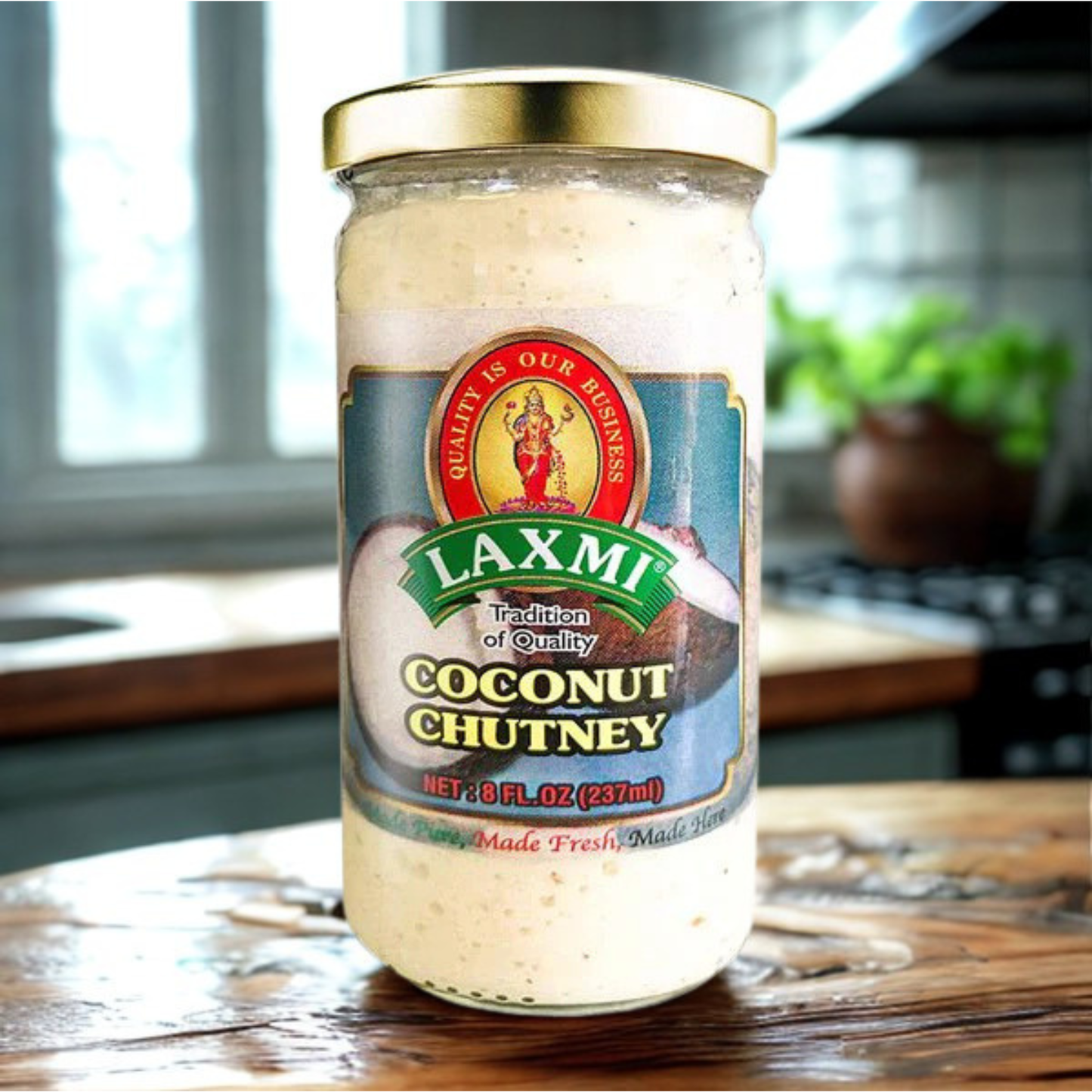 Laxmi Coconut Chutney 8 Oz.