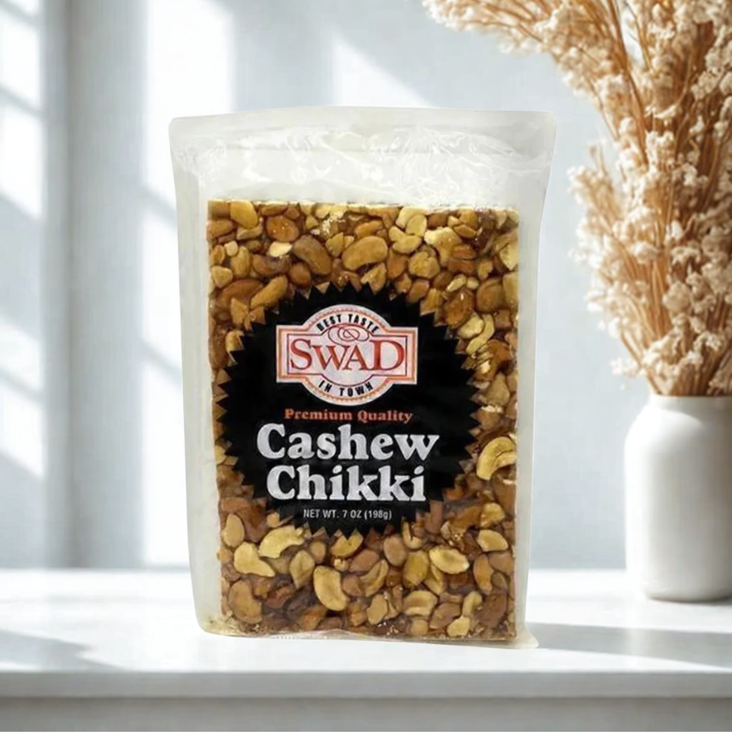 Swad Cashew Chikki 7 Oz.