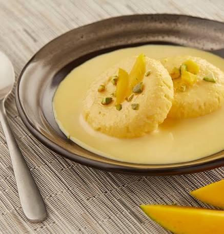 Mango Rasmalai 850 Gm.