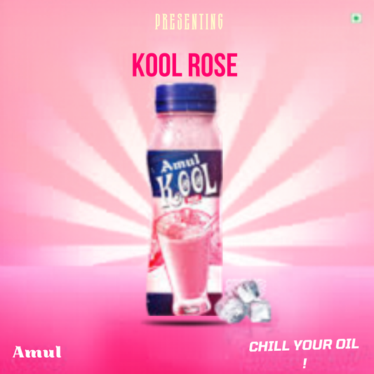 Amul Kool Rose Drink 180 ml.