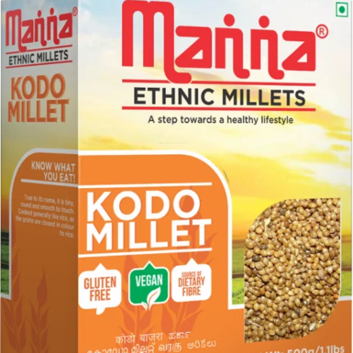 Manna Kodo Millet 1.1 Lb.