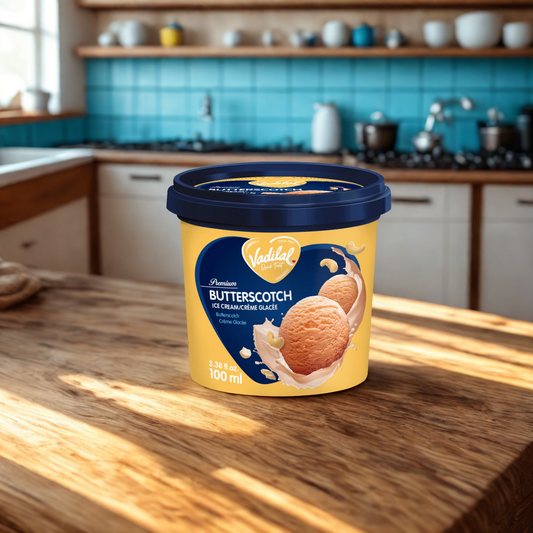Vadilal Butterscotch Ice Cream 100 ml.