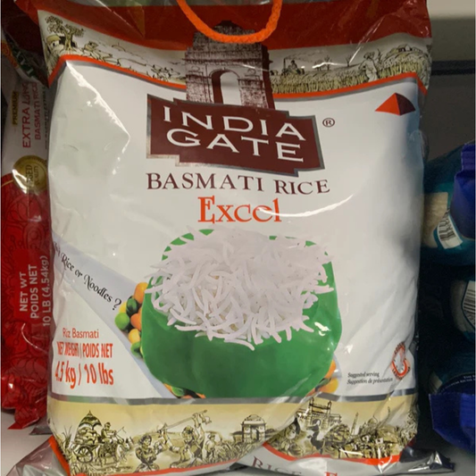 India Gate Excel Basmati Rice 10 Lb.