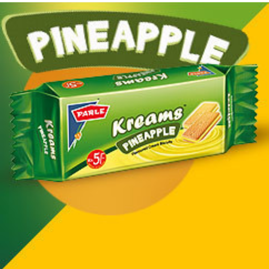 Parle Kream Pineapple Biscuits 70 Gm.