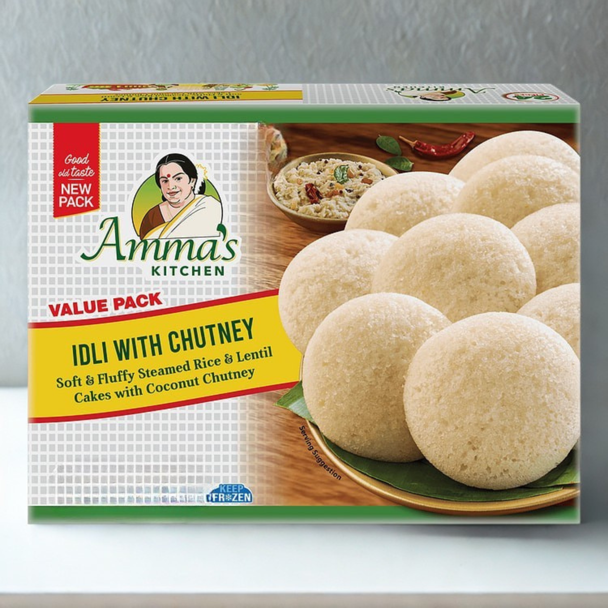 Amma's Kitchen Idli with Chutney - 6 Pc. (320 gm)