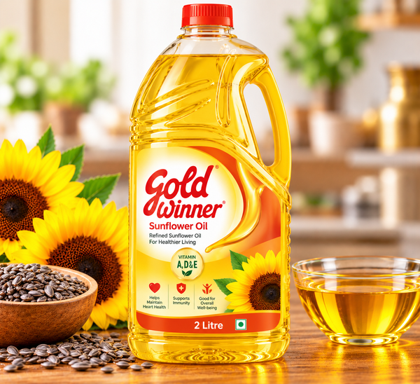 Gold Winner Sun Flower Oil 2 Liter